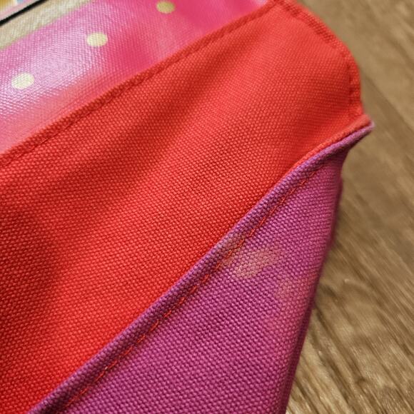 Laurel Burch Colorful Cat Oversized Tote Bag Multicolor Vtg Artsy Eclectic - Picture 3 of 13